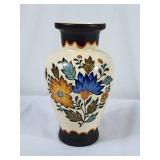 Gouda Plateel Holland Vase "Flora" Pattern - No