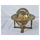 Vintage Old World Style Tabletop Globe w/Zodiac
