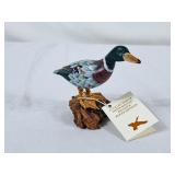 Handcrafted Wildlife Wood Carving - Handpainted