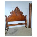 Renaissance Revival style carved. Double Size