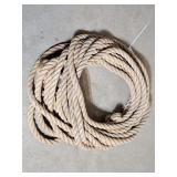 Large 65ft x 1" hemp rope