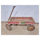 Vintage early wooden wagon - great porch decor