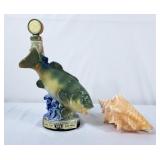 Jim Beam Canadian Game Fish Decanter & Conch