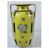 Gorgeous Handpainted Miyako Nippon Vase - 15"H,