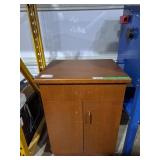 Wood Storage Cabinet - 25.5"Wx21"Dx36"H Missing