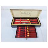 Vintage Crown Sheffield Knife Carving Set