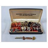 Collection of Vintage Cuff Links & Tie Clips,