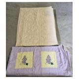 Pair of lap quilts. 72" x 51" & 63" x 60"