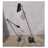 Two Adjustable Lights - Tallest is 48"H