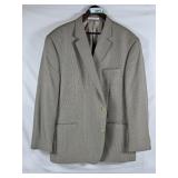 Michael Kors Brown Plaid Houndstooth Blazer -