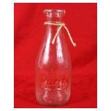 Purity Dairy Brantford Ontario Milk bottle