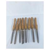 Marples Lathe chisels set of 8