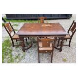 Dining room table with 5 chairs