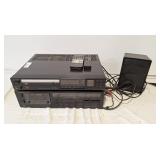 Sony compact disc player, Harman cassette deck,