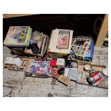 Large lot of assorted items! Records, mugs, VHS,