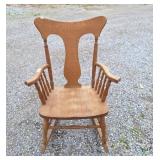 Lovely wooden rocking chair