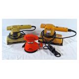 Trio of Black and Decker sanders