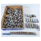 Assorted sockets. 1 marked Snap-On