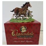 Clydesdale Collection Mare & Foal Figurine