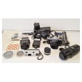 Camera equipment: Pentax Spotmatic F camera,