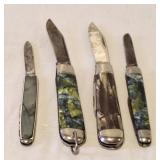 4 vintage jack knifes