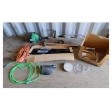 Extension cords, 32" deck railing connectors,