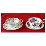 Pair of Aynsley England Tea cups and saucers