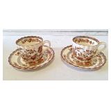 Pair of Copeland Spode England tea cup and saucer