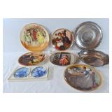 Silverplate trays, Royal Doutlon Plate, Norman