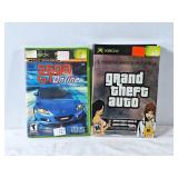 Xbox games. Grand theft auto & Sega GT Online