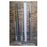 4, 36" landscape rakes