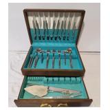 Flatware in chest