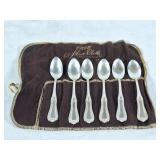 6 sterling silver spoons
