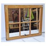 Farmhouse style mirror 29" l x 24 1/2" h