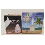 Lotus Rose Gold diffuseur and Revita Spa Diffuser