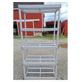 Keter plastic shelving unit. 36" long x 18" deep