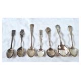 7 Sterling Silver Spoons