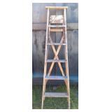 Wooden 5 step A frame ladder