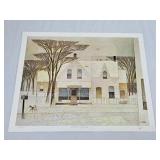 A.J. Casson Print "Sunday Morning" - 24"Wx20"H