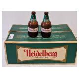 Case of Vintage Heidelberg beer bottles