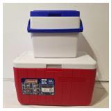 Coleman 48QTS cooler and lunch cooler