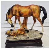 Mare with Foal porcelain figurine