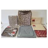 Assorted sizes of collapsible storage boxes