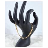 Gold bracelet marked 585