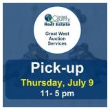Pickup is Thursday, July 9, 2026, at 1ï¿½ 5 pm