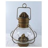 Vintage nautical brass onion ship