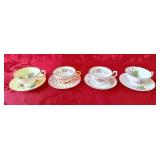 4 Royal Grafton tea cups and saucers