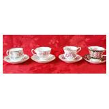 Paragon and royal Albert cup and saucers