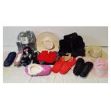 Archies flip flops(M11), assorted hat, slippers,