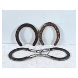 Horse shoes and metal horse shoes puzzle game